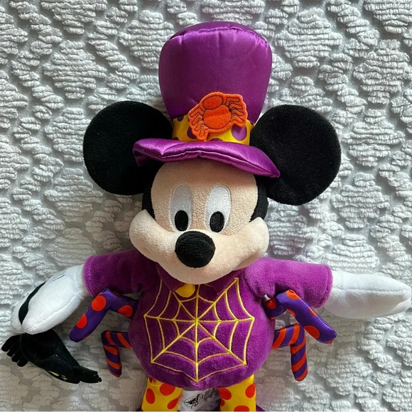 Disney Original Mickey Mouse Halloween Outfit Stuffed Animals Plush Spider - Picture 5 of 14